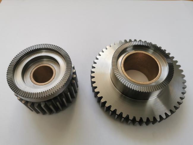 All teeth are cut in house.