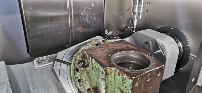 Head refurb made easy with a 5 Axis